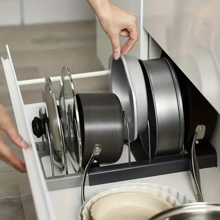 BowLift | Expandable Pot and Pans Organizer Rack