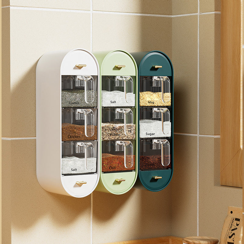 Seasoning Wall Hanging Storage Box | Bowlift