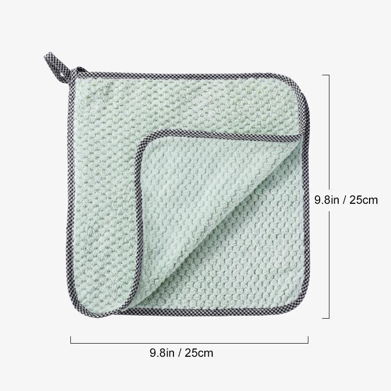 Ultra-Absorbent Microfiber Dishcloths (5 PCs) | Bowlift