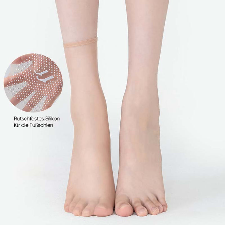 BowLift | Invisible, non-slip crystal silk socks for spring and summer