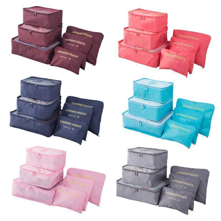 BowLift | 6 Pieces of Portable Luggage Packing Cubes
