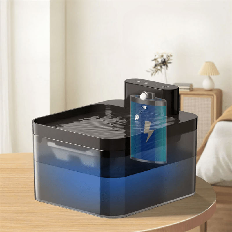 BowLift | Modern water fountain for cats with a wireless sensor