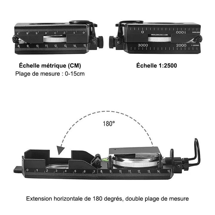 Military multifunctional navigation compass | Bowlift