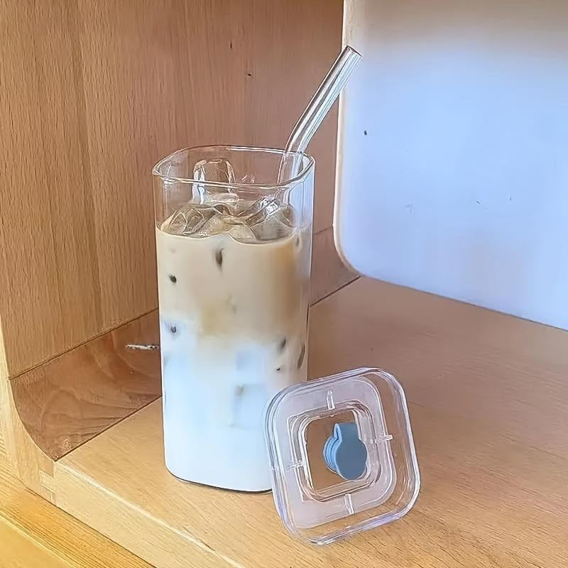 BowLift | Square Drinking Cup with Lid & Straw