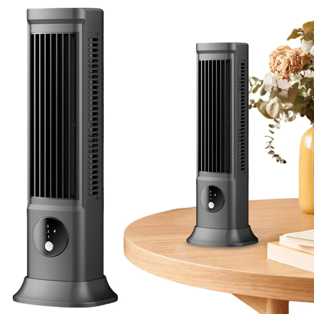 Mini Rechargeable Air Conditioning Desk Fan | Bowlift