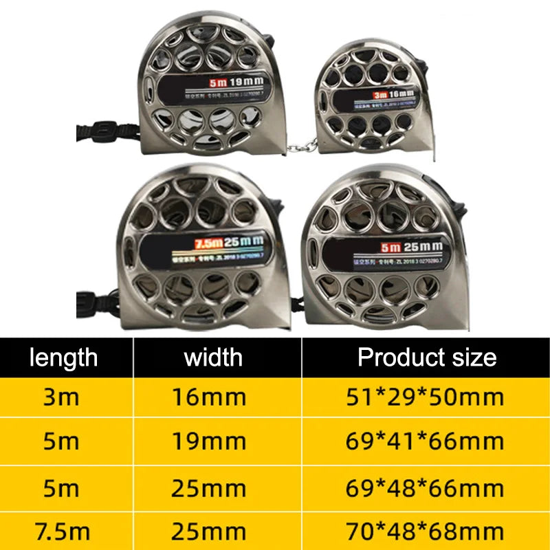 BowLift | Stainless Steel Anti-Corrosion Expandable Metric Ruler