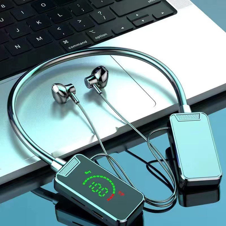 BowLift | Neckband Digital Display Bluetooth Headset