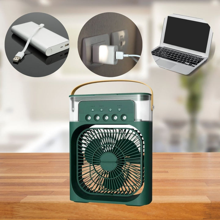 BowLift | 3-in-1 Air Cooler Humidifier | Portable, Adjustable Fan Speeds & Ideal for Bedrooms, Offices & Small Spaces