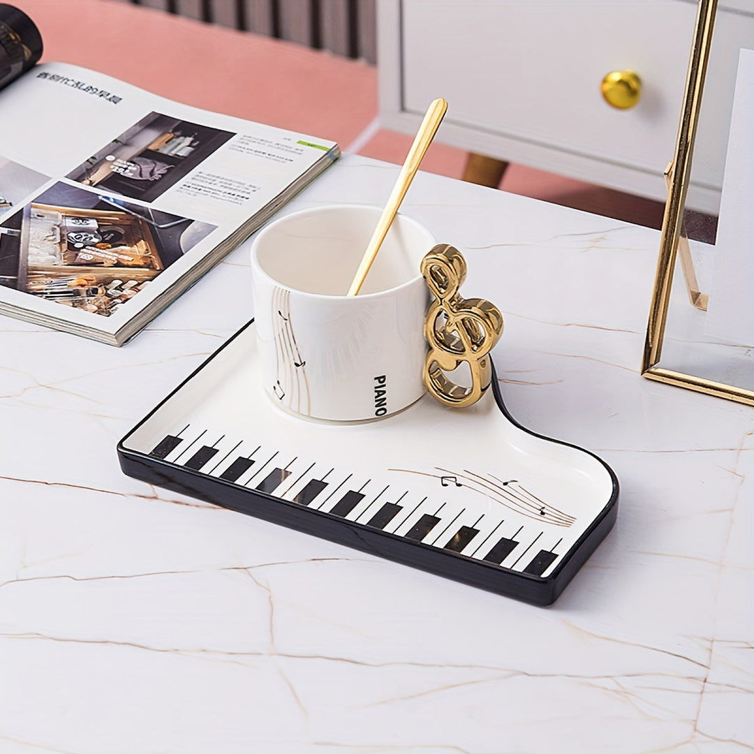 BowLift | Pianissimo taste – elegant cup and tray set for music lovers