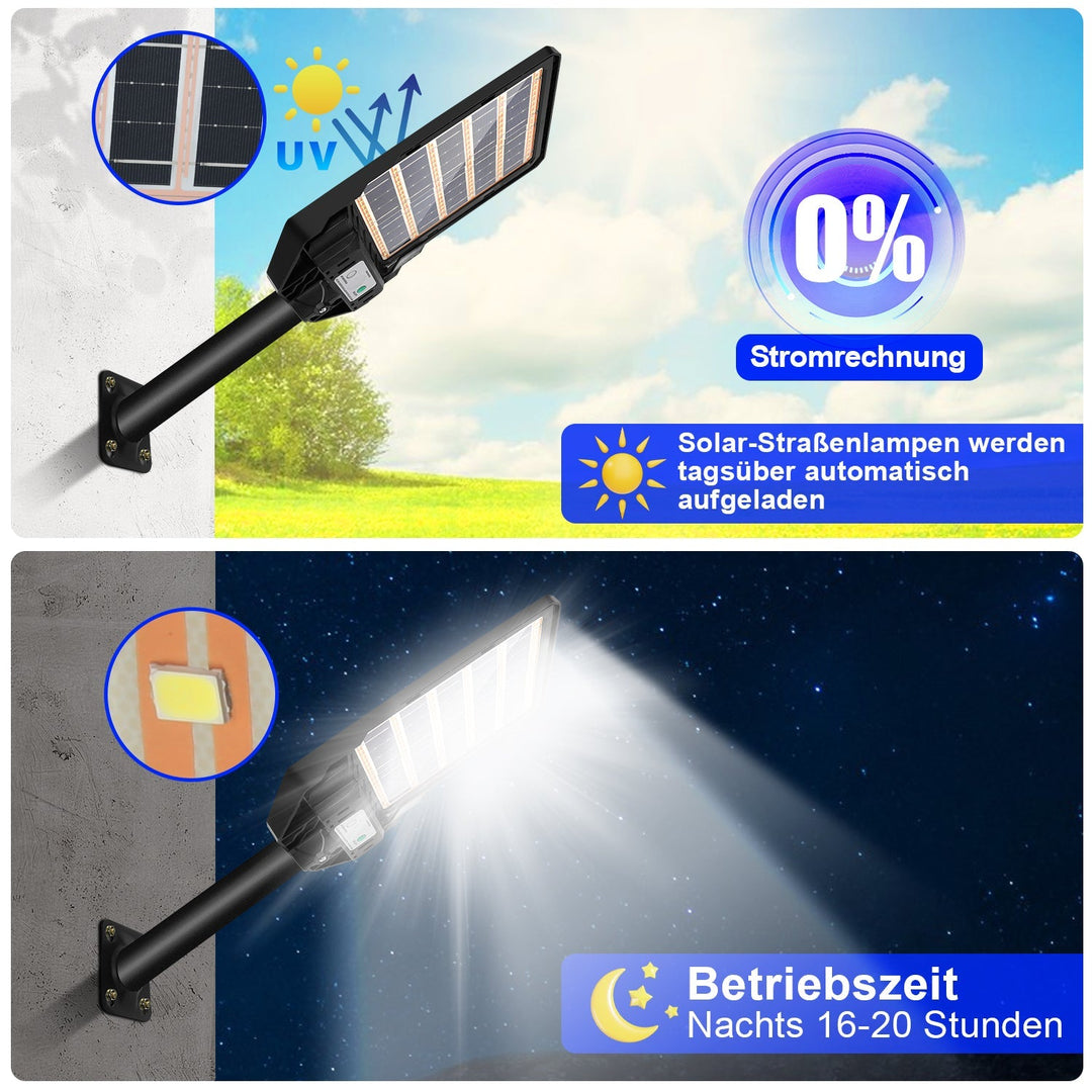 Solar lamp streetlight with motion sensor 300W/400W | Bowlift