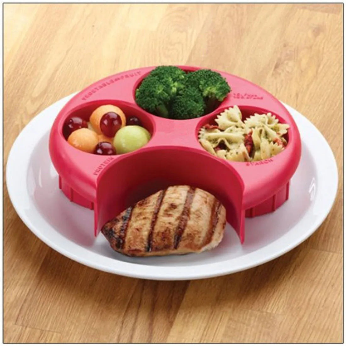 BowLift | Kids Food Four-Section Portion-Control Serving Tray