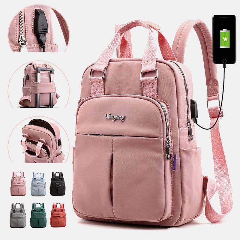 BowLift | Waterproof Multifunction Backpack – Durable Travel, Work & School Bag with USB Charging Port
