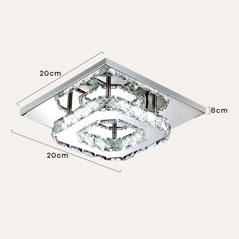 BowLift | Ceiling Light Crystal LED Modern Flush Fixture