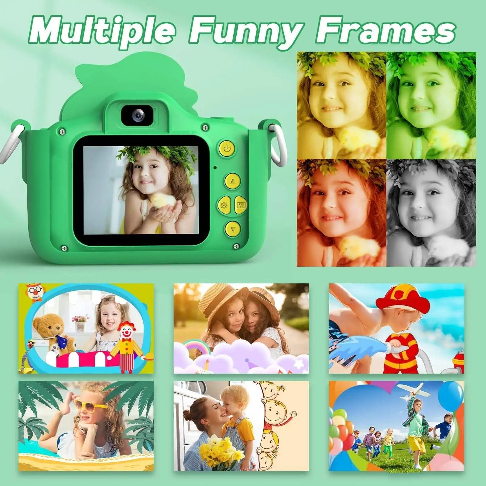 BowLift | Dinosaur camera for kids with 1080p HD