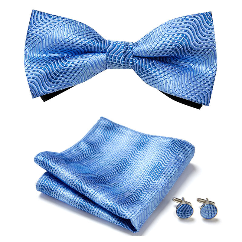 Three-piece set with stylish bow ties Bowlift
