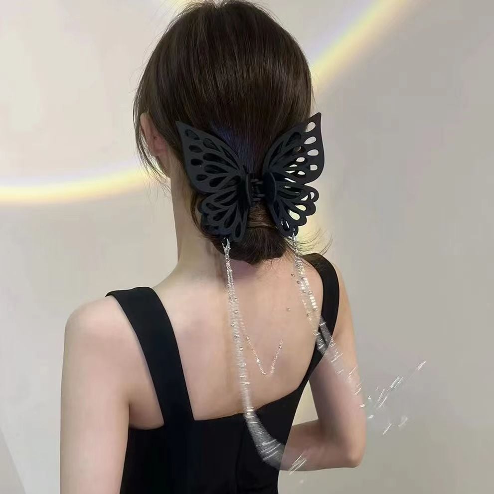 BowLift | Tassel butterfly hair clip