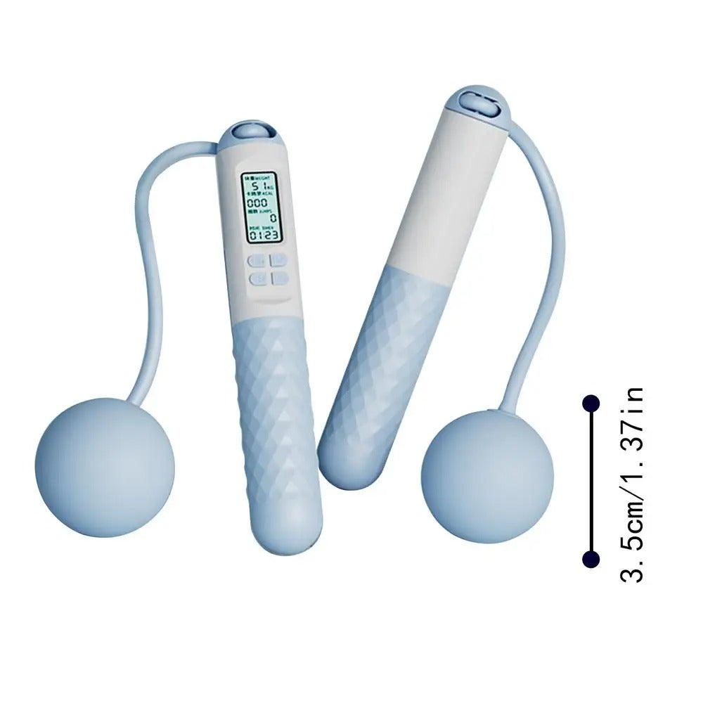 Wireless Jump Rope with Counter – Weighted Handles for Home Cardio Workouts | Bowlift