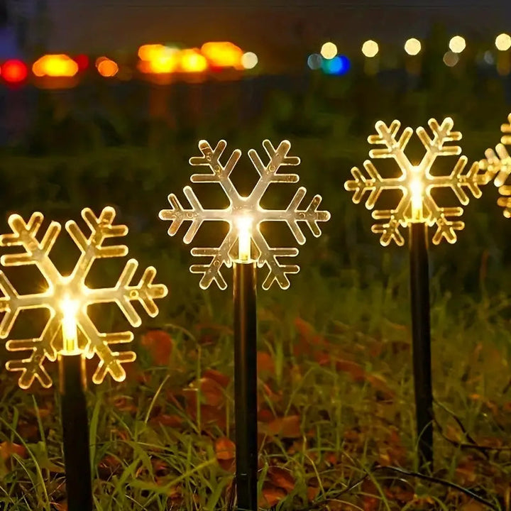 BowLift | SnowGlow - Solar Pathway Lights for festive outdoor charm