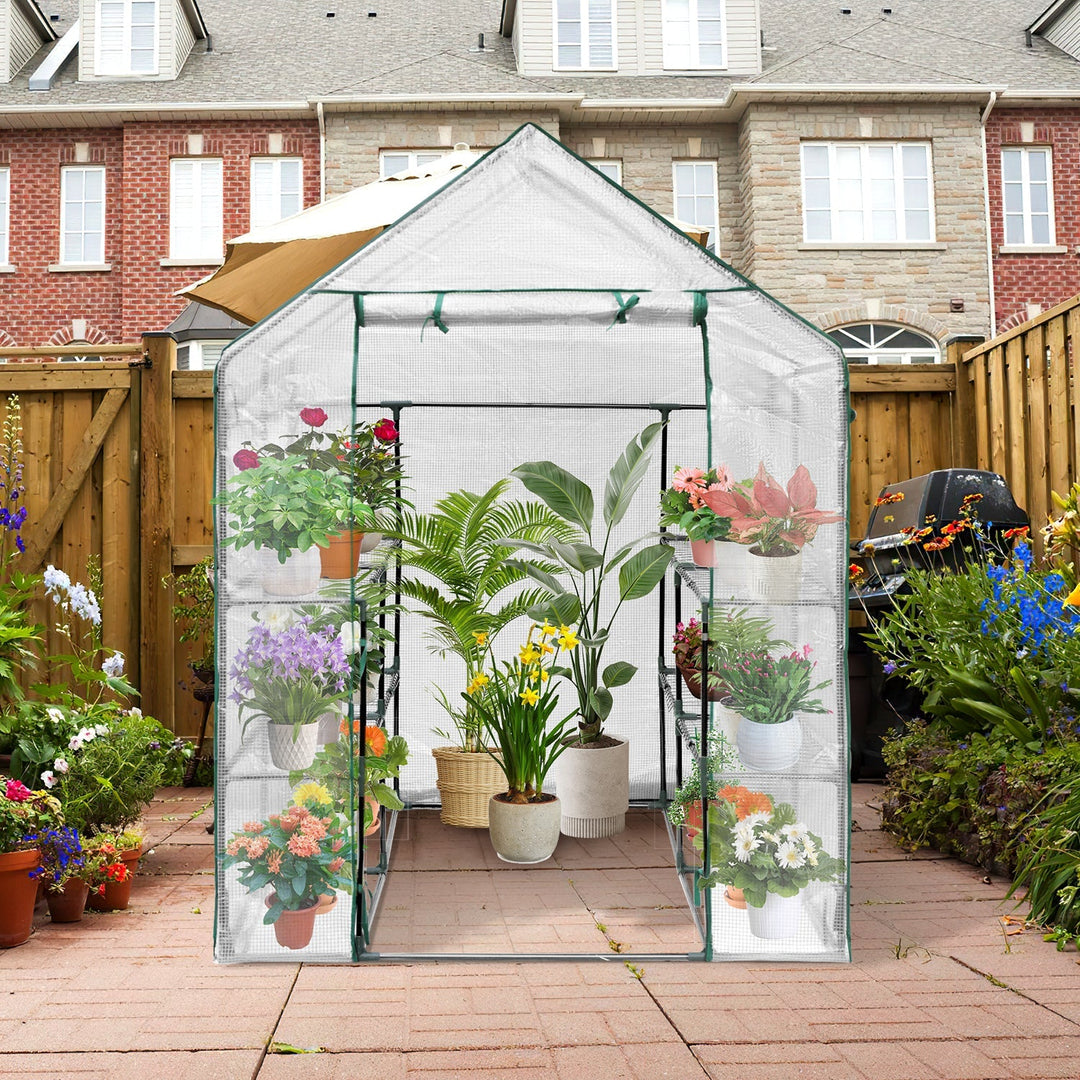 Greenhouse Film Greenhouse with Shelves | Bowlift