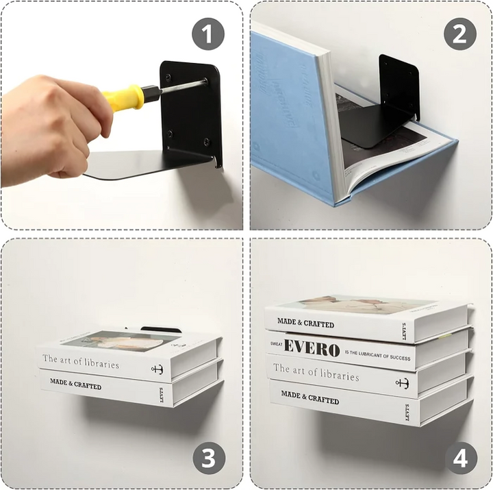 BowLift | StealthShelf — Give your books a magical levitation charm and transform any wall into a stylish stage!