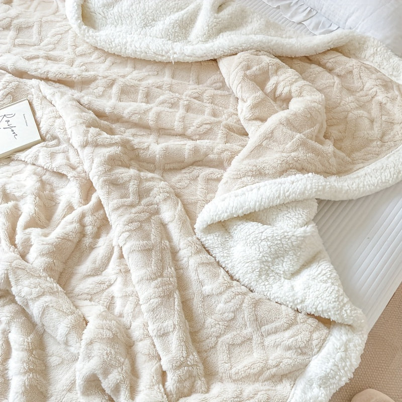 BowLift | Stylish Reversible Fleece Blanket for Ultimate Comfort and Warmth