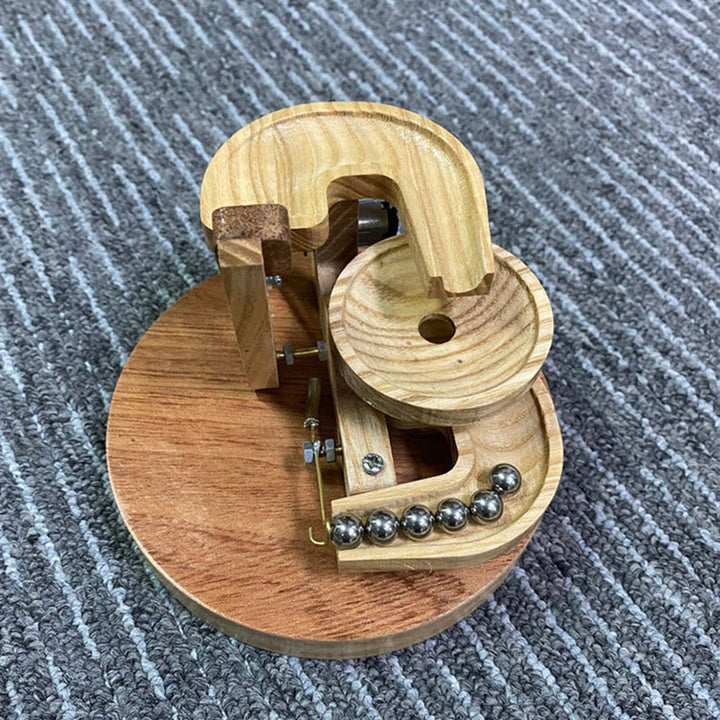 BowLift | Eternal Motion Wooden Marble Machine