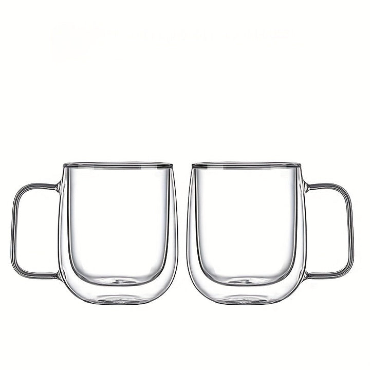 BowLift | ThermoSip Double-walled Glass Mug – Borosilicate Glass, Heat Resistant & Elegant