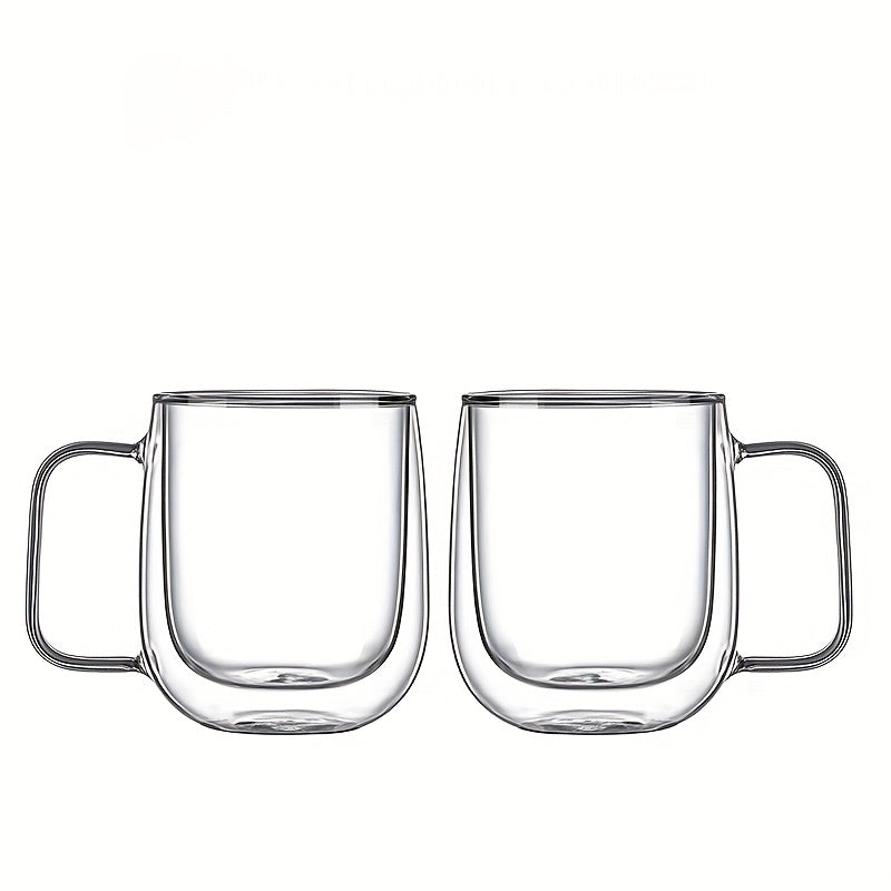 ThermoSip Double-Walled Glass Mug – Borosilicate Glass, Heat-Resistant & Elegant | Bowlift