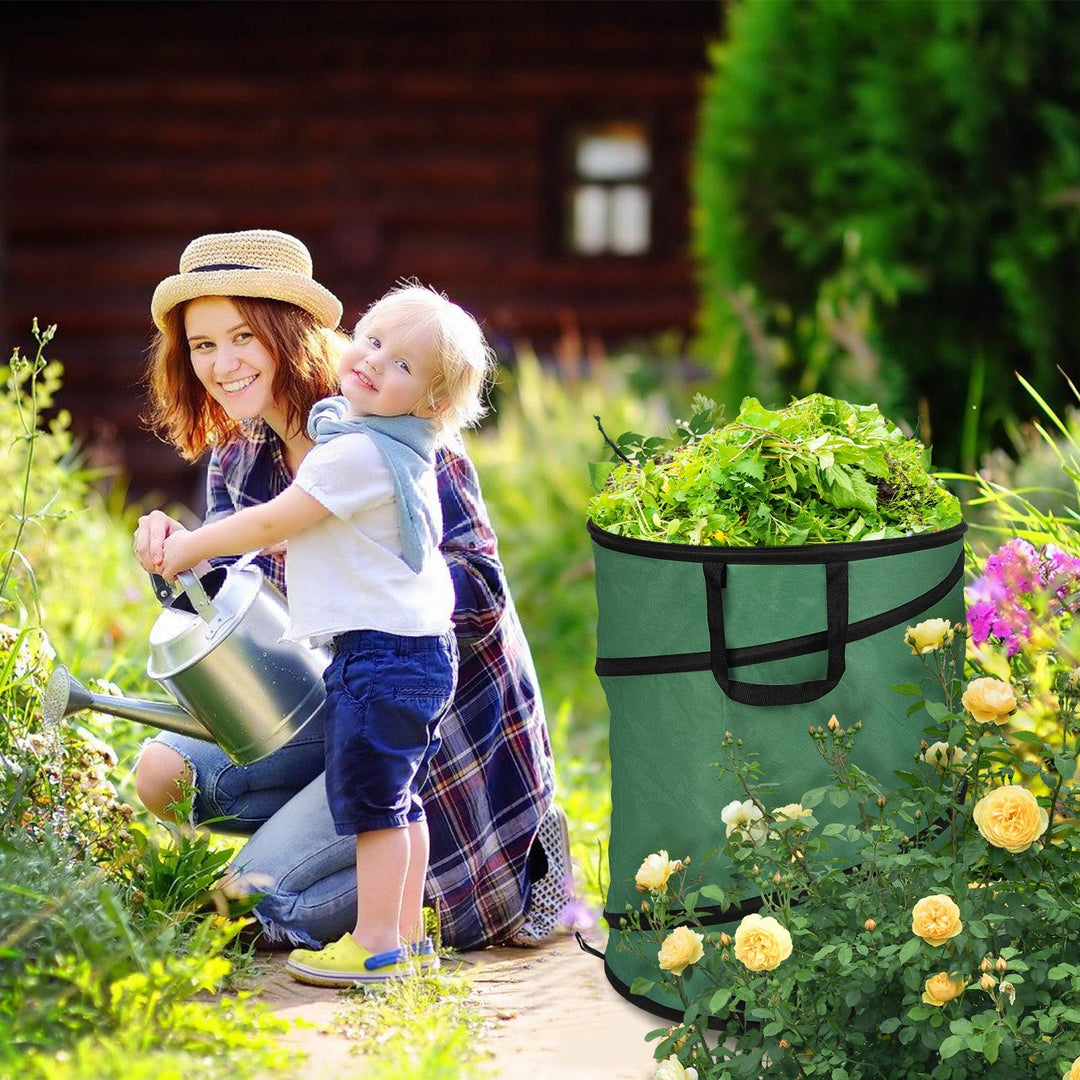 Gartensack Pop Up Garden Waste Bag 170L with Handles | Bowlift