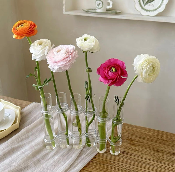 BowLift | Flexible Flower Vases with Hinges | Modern Glass Tube Vase
