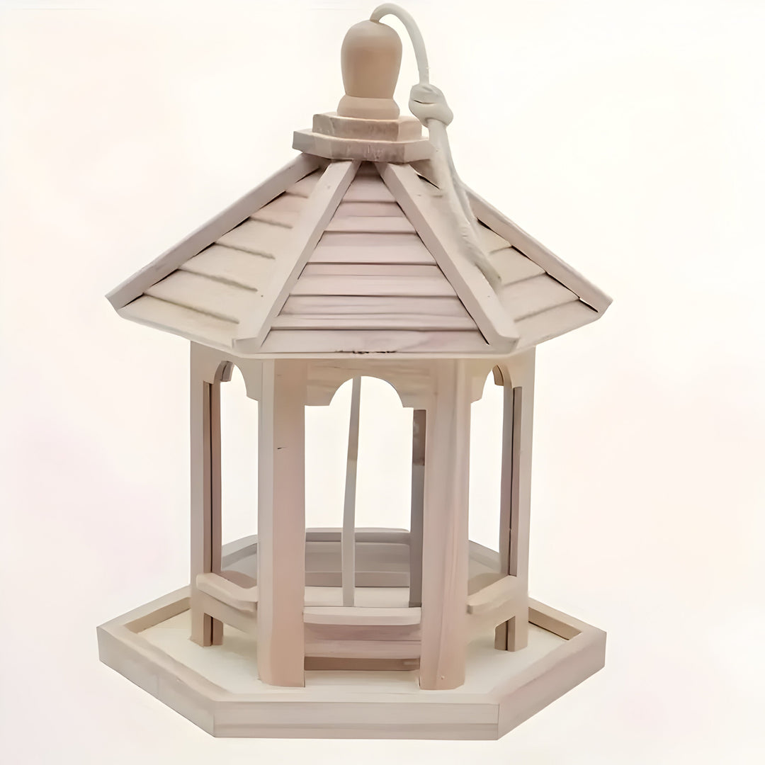 SkyPerch Nest - PaintaBowlifte wood hanging birdhouse | Bowlift