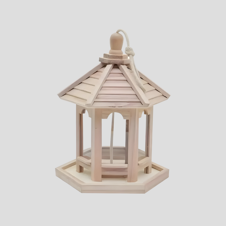 SkyPerch Nest - PaintaBowlifte wood hanging birdhouse | Bowlift