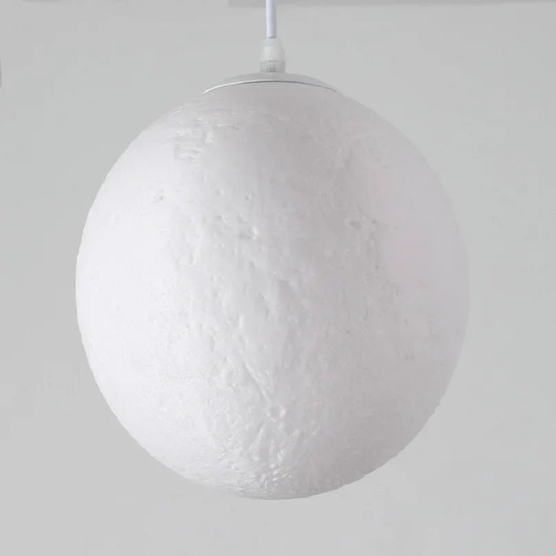 Lunar LED pendant light - Moon design hanging lamp for living room & bedroom | Bowlift