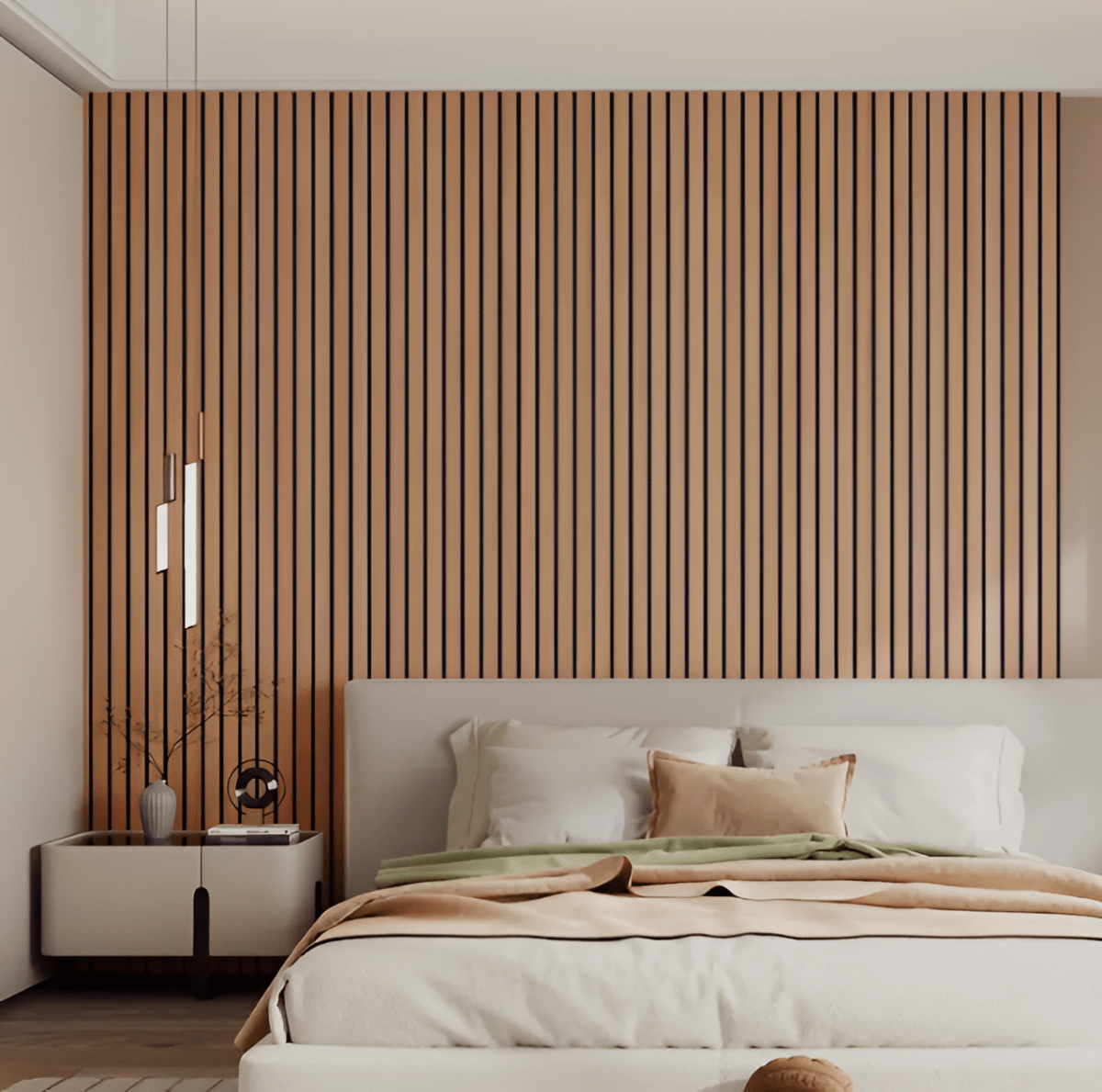 BowLift | 3D Acoustic Panel – Self-Adhesive Wood-Effect Wall Panels