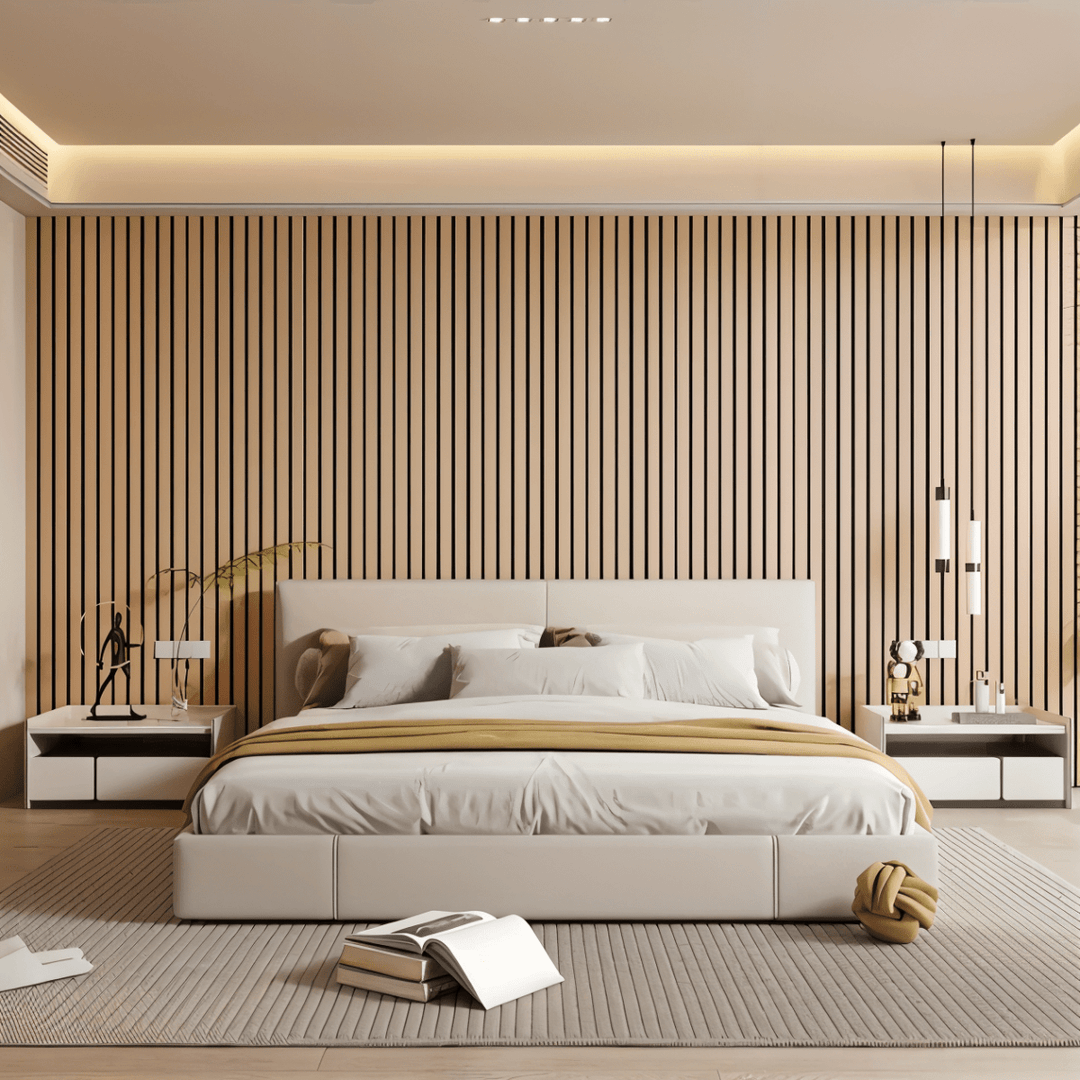 BowLift | 3D Acoustic Panel – Self-Adhesive Wood-Effect Wall Panels