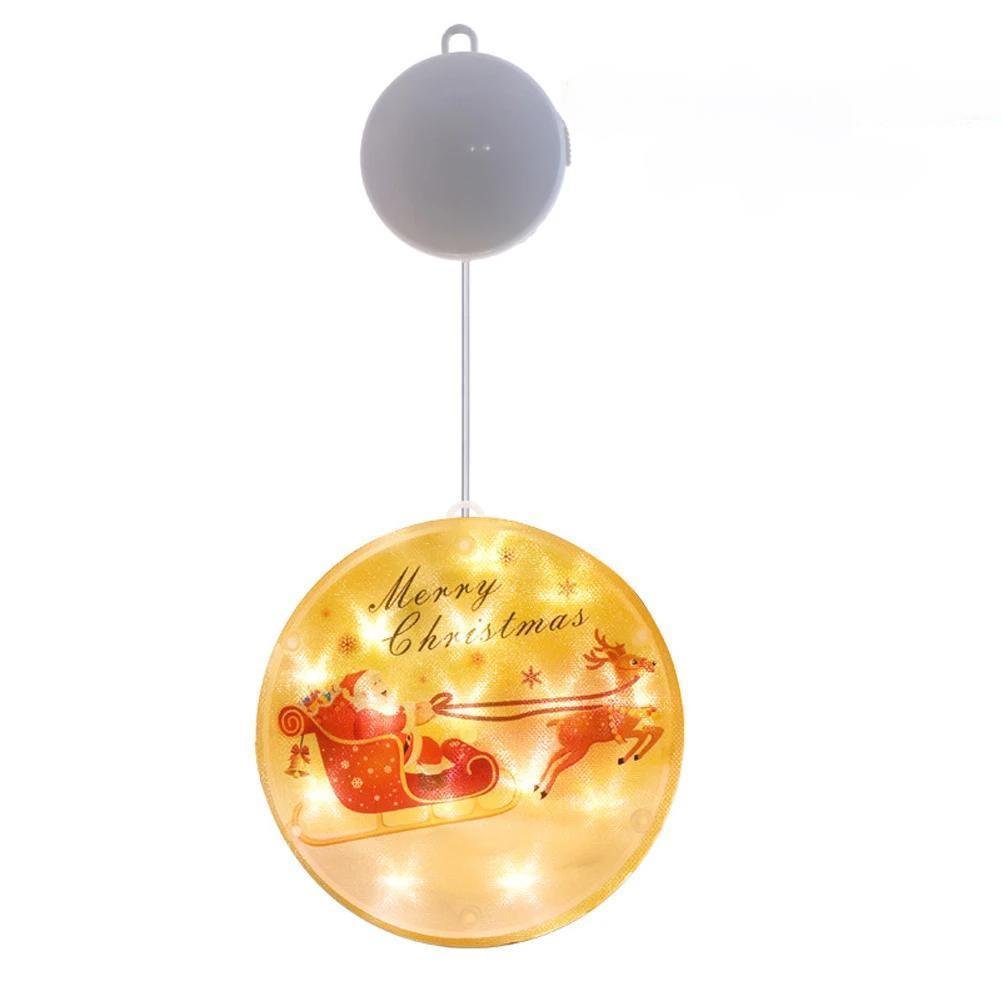 BowLift | Christmas Tree LED Window Lights – 3D Battery-Powered Fairy Glow with Easy Hang & Double-Sided Tape