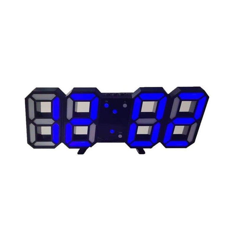 BowLift | Digital 3D LED Wall Clock – Modern design with dimming function and optimal visibility