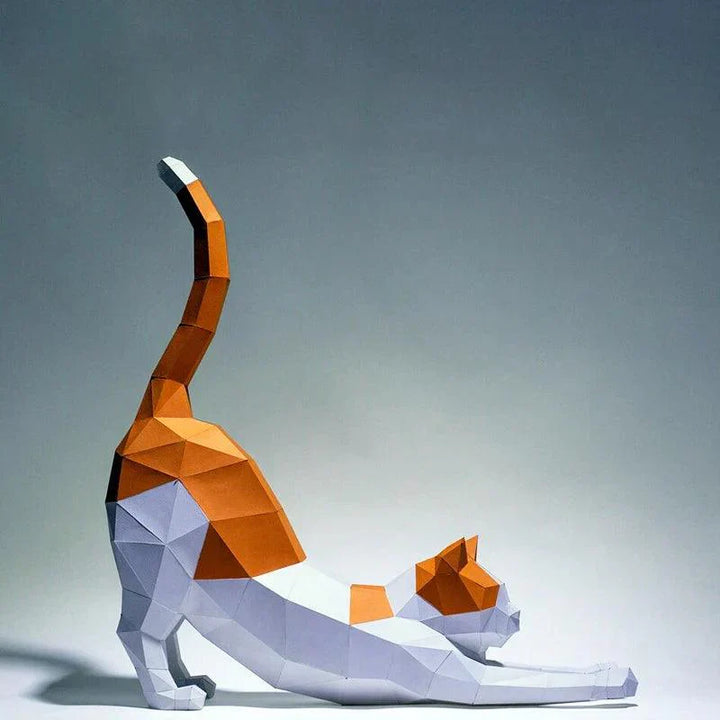 BowLift | 3D Creative Kit Paper Cat for Self-Assembly