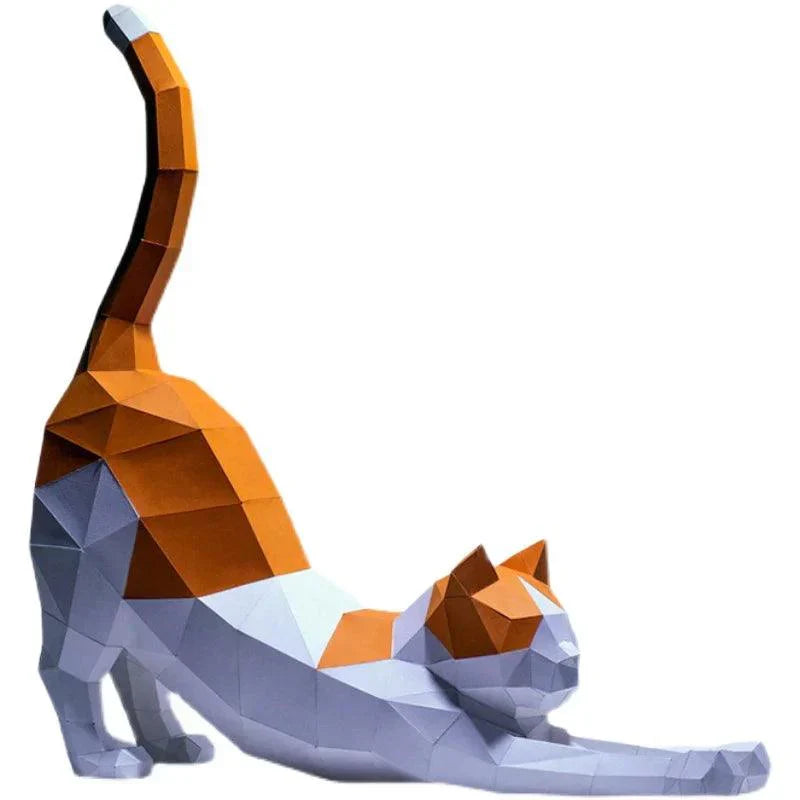 BowLift | 3D Creative Kit Paper Cat for Self-Assembly
