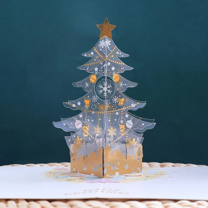 BowLift | Pop Up Christmas Tree Card - 3D Merry Christmas Greeting Card