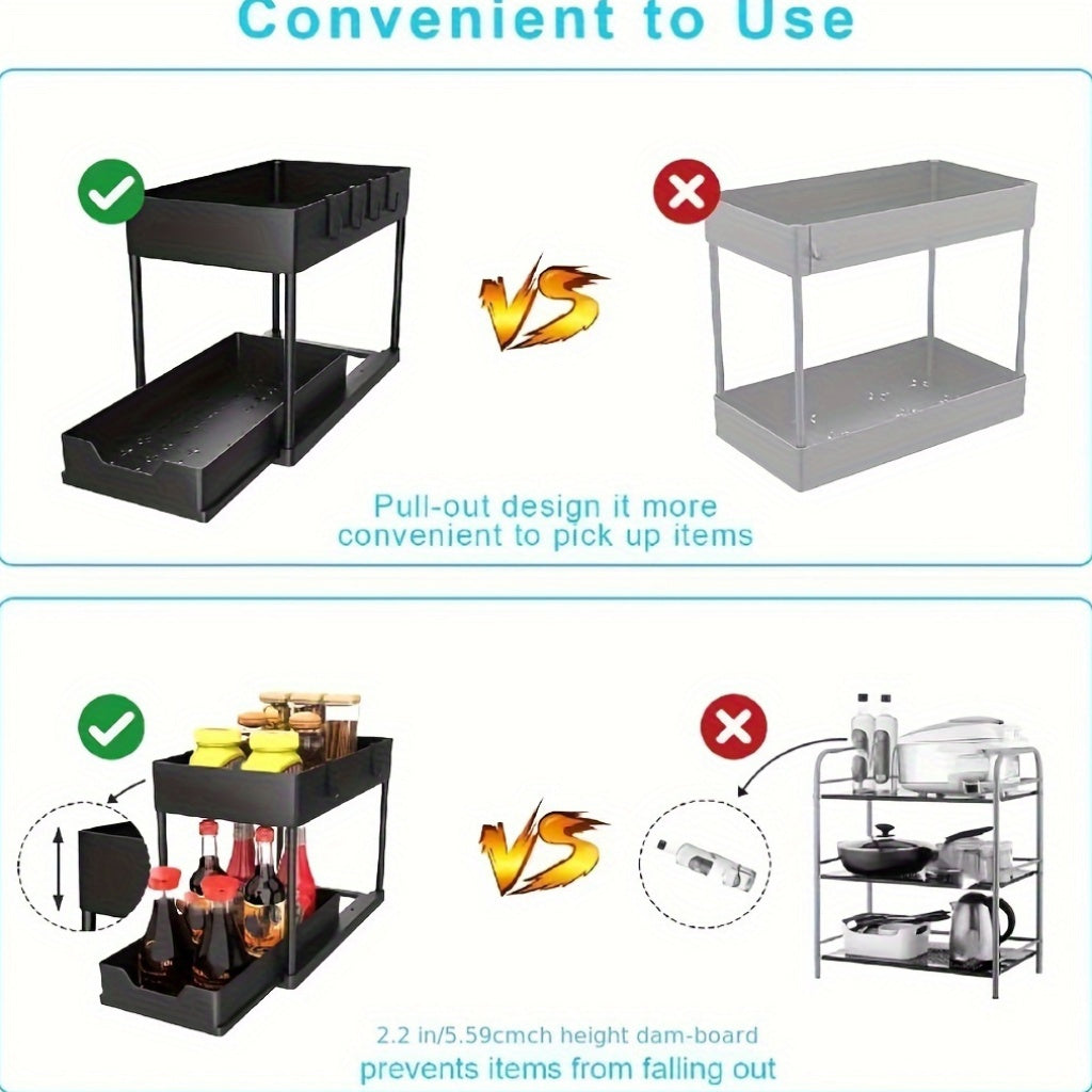 Extendable Sink Cabinet Organizer | Bowlift