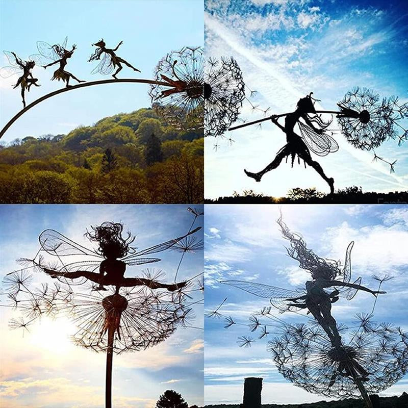 Flower fairy garden miniature sculptures fairy garden mythical fairy Bowlift
