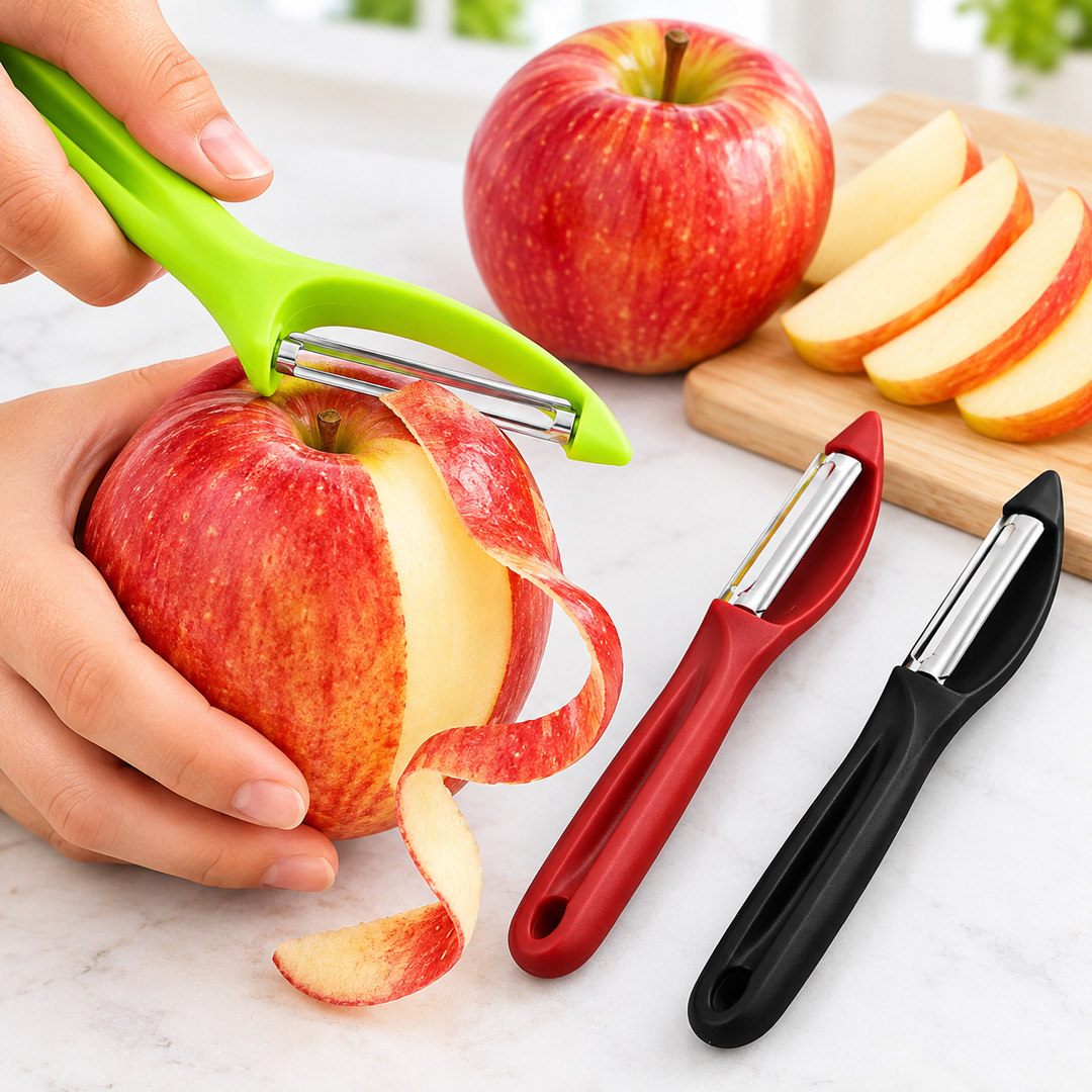 Ergonomic Y-shaped Vegetable and Fruit Peeler Bowlift