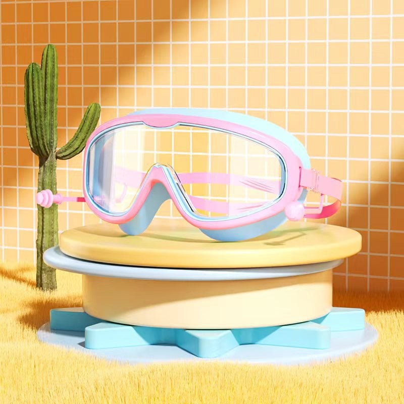 BowLift | HD children's large frame waterproof and anti-fog swimming goggles