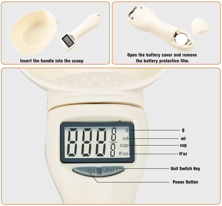 Digital Spoon Scale - Accurate Weighing | Bowlift