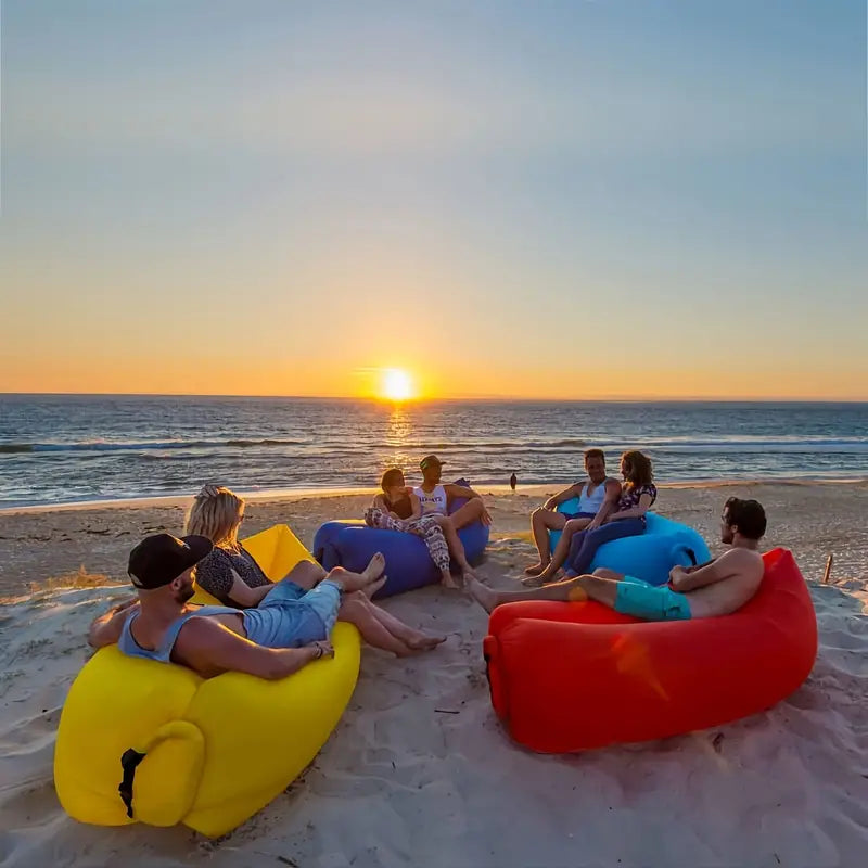 BowLift | AirRest Outdoor Air Lounger – Convenient Air Bed for Comfortable Outdoor Adventures