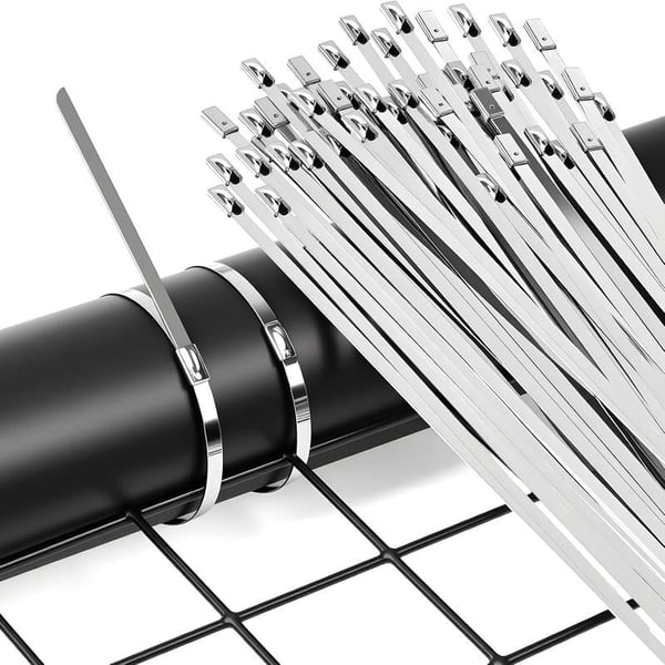 Stainless Steel Cable Tie Gun with Metal Ties | Bowlift