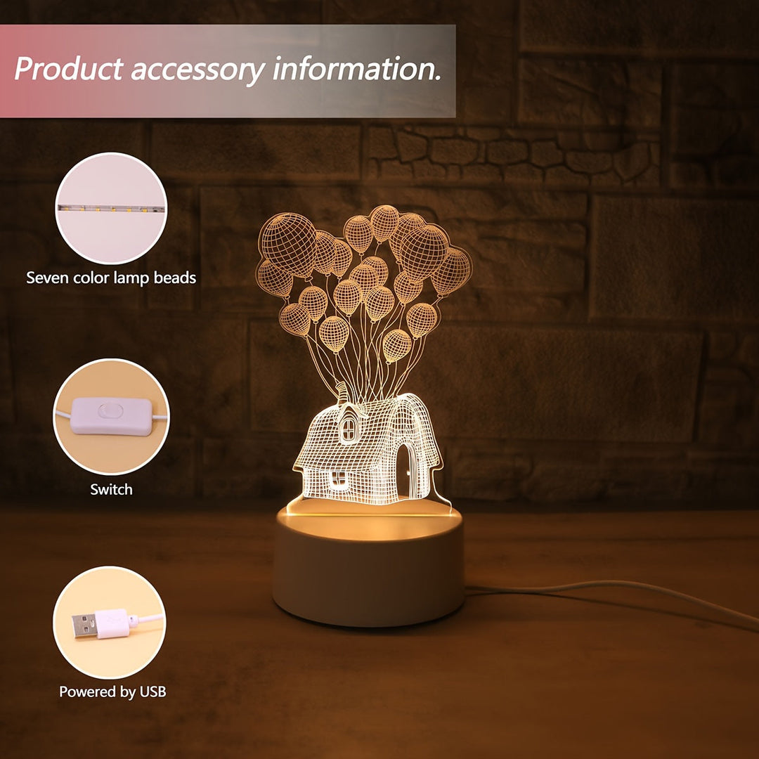 LumiBalloon – Unique 3D LED Balloon Lamp USB Bowlift