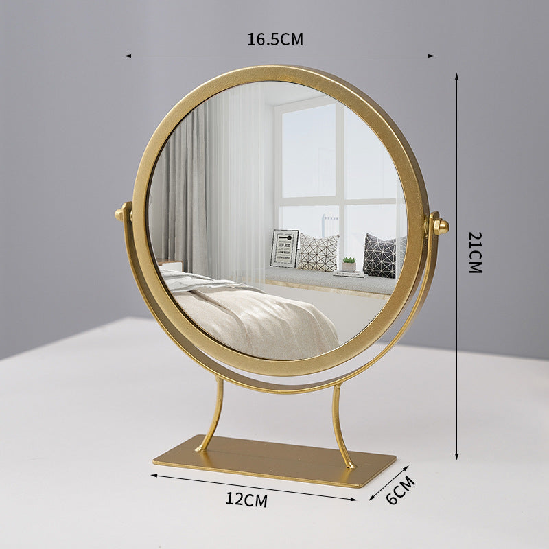 BowLift | Creative Metal Vanity Mirror with Multifunctional Jewelry Storage