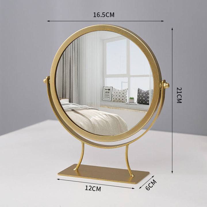 BowLift | Creative Metal Vanity Mirror with Multifunctional Jewelry Storage